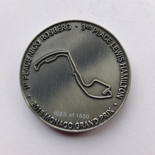 Monaco grand prix medal - monaco,